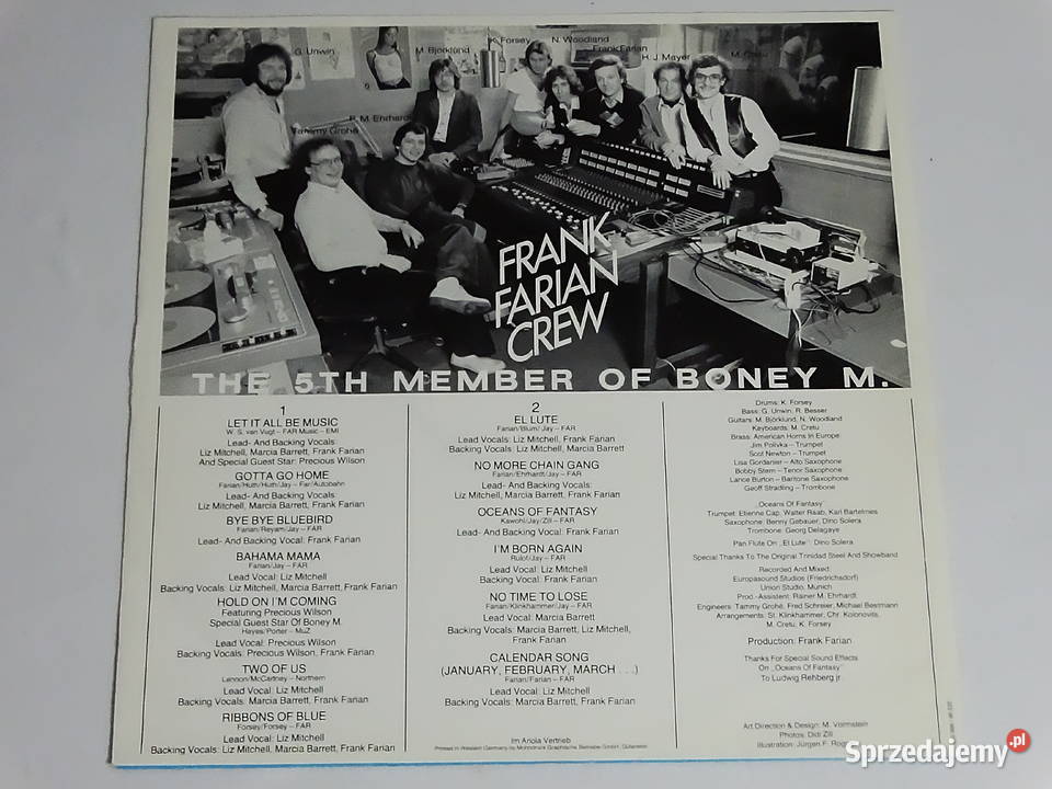 Boney M Oceans Of Fantasy LP 33 Released Sep 21 Biłgoraj