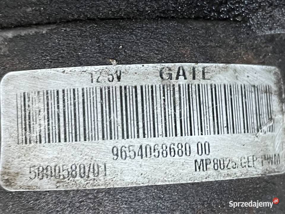 9654068680 pompa zawieszenia citroen c5 II 2 Rok produkcji 2007