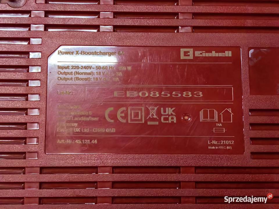 Ładowarka Akumulatorowa Einhell Pxc XBoost 18V Inczew