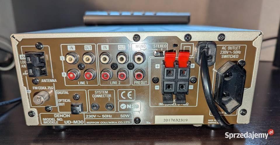 Denon UDM30 kolumny SC35B pilot RC877 Sprawny Warszawa