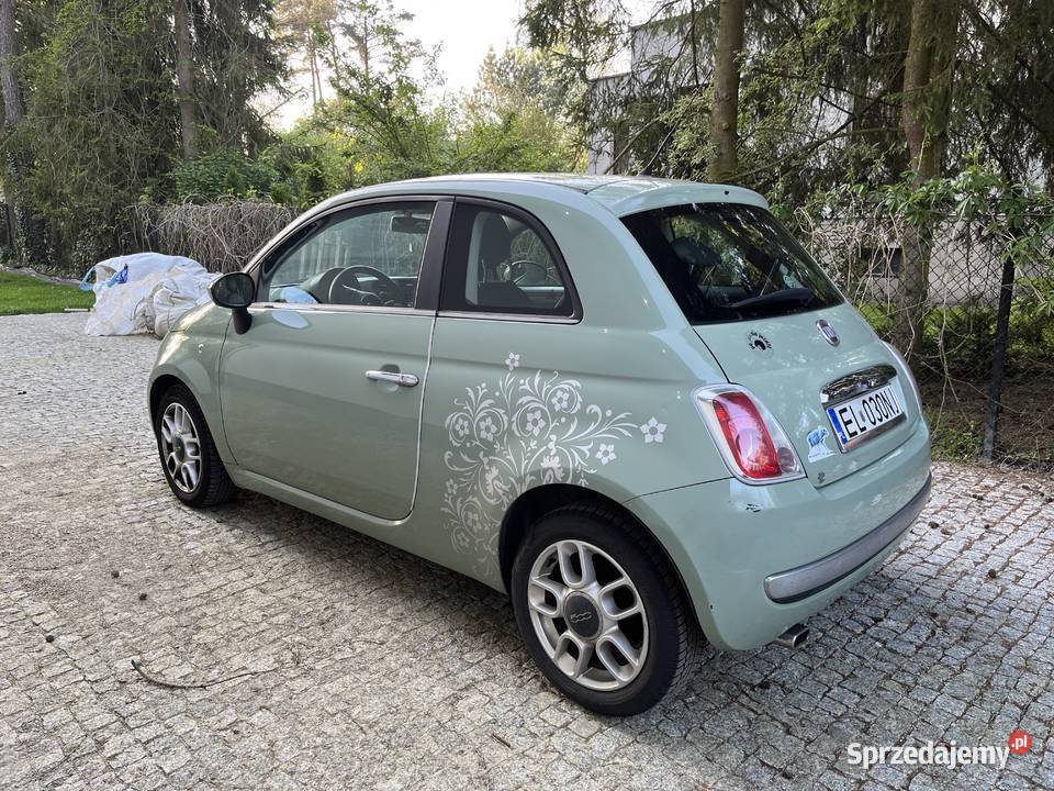 Fiat 500 miętowy 1242cm3 łódzkie Łódź