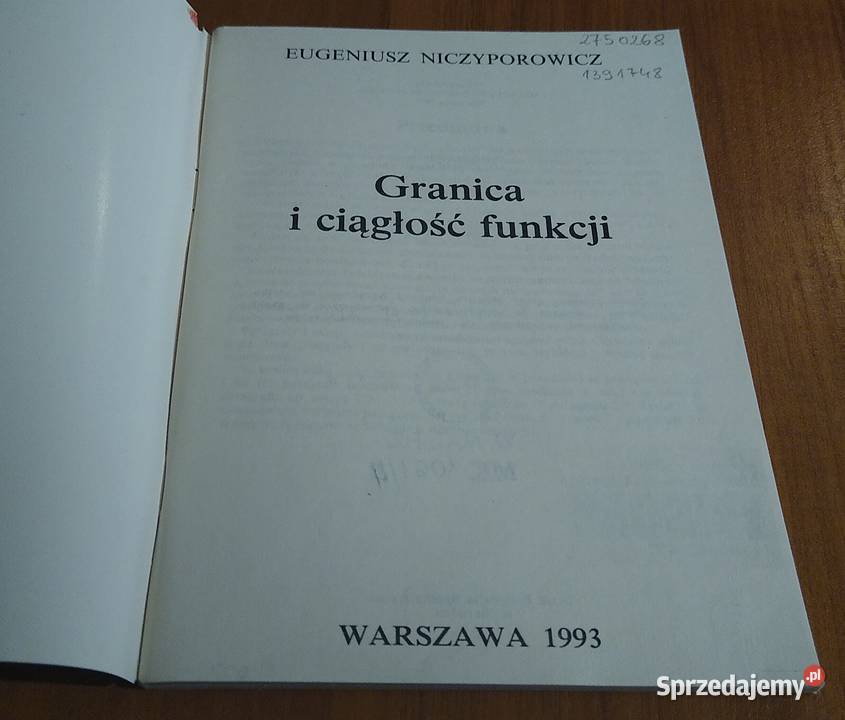 Granica i ciągłość funkcji Matematyka pomorskie Gdańsk sprzedam