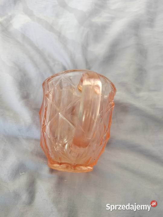 Mlecznik różowy Rozalinowy szkło dzbanuszek Pozostałe