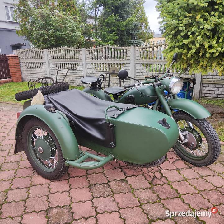 KMZ K750 z koszem bocznym renowacji Motoryzacja Koło