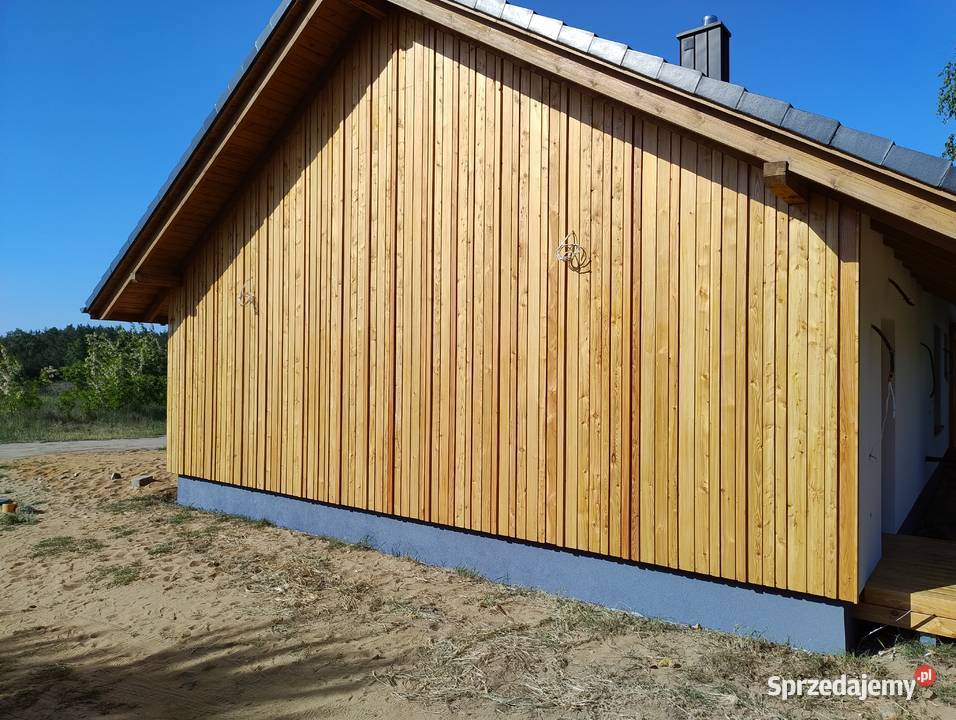 NOWOŚĆ 3d elewacja drewniana deska modrzew Konin