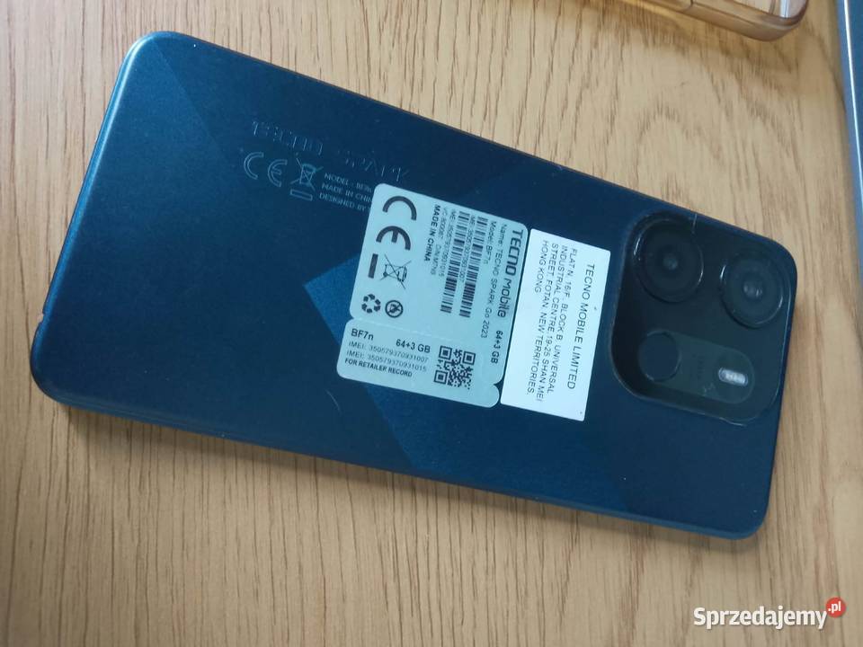 TANIO Smartfon TECNO Spark Go 2023 364GB 66 Gdańsk