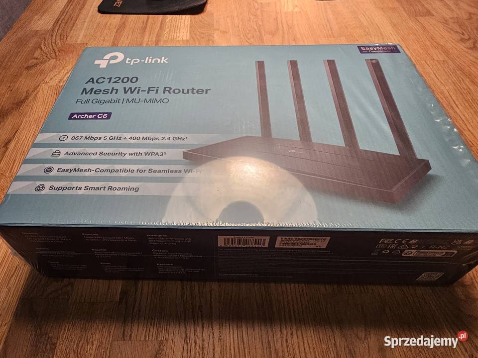 Sprzedam nowy WiFi Router TPLink Archer C6 Ver40 Tp-Link Kraków