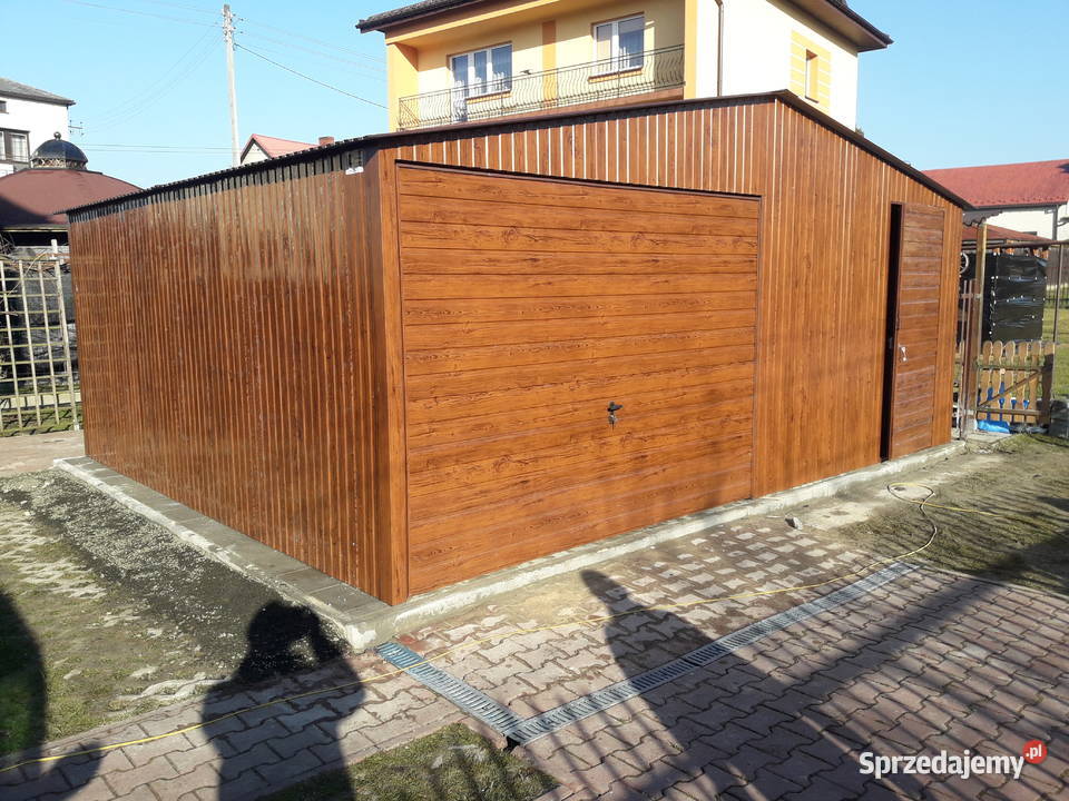 Garaży Blaszany Garaż Szeregowy Blaszaki Wiata