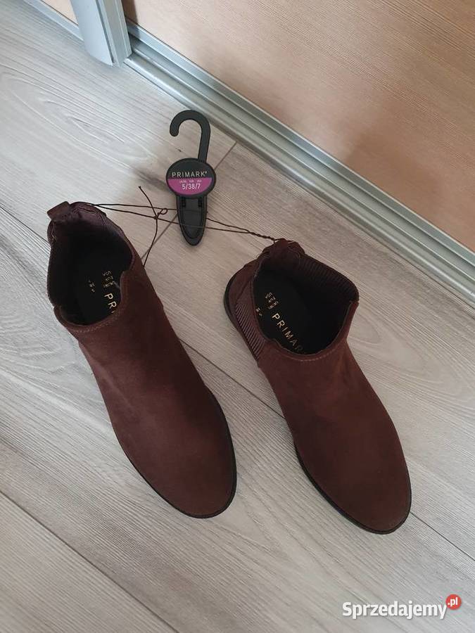 Brązowe botki Primark NOWE sprzedam