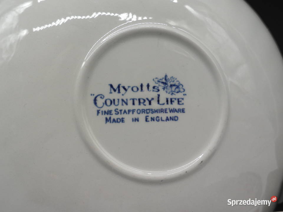 Porcelanowa bulionówka Myotts Country Life Raszków