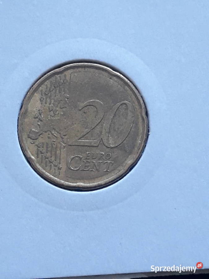 20 Eurocentów Hiszpania 2009 r Numizmatyka Konin