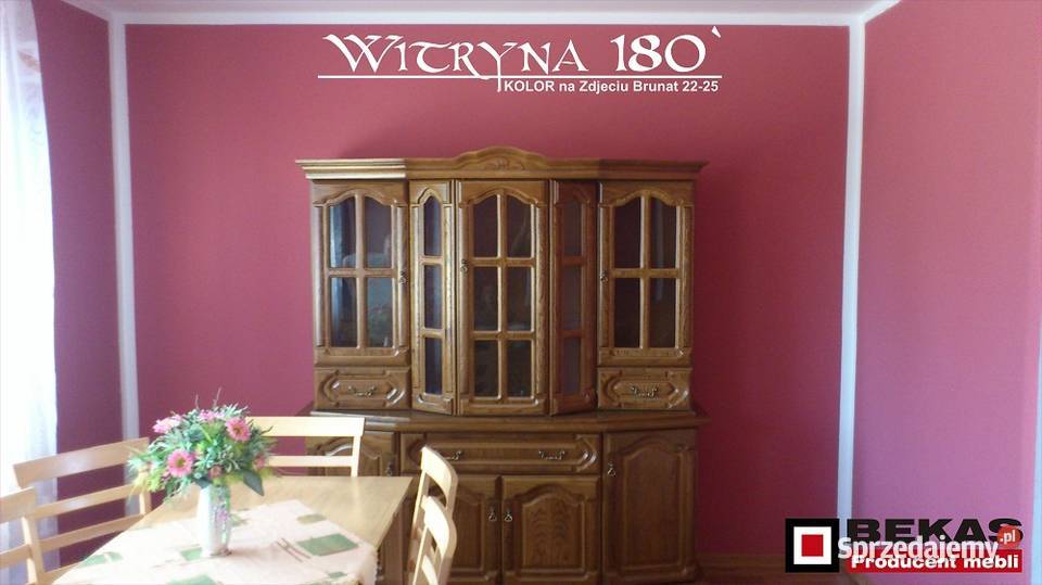 Witryna Dębowa Styl Kasyczny Nowa Raty Dostawa Góra Kalwaria