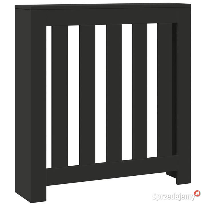 Osłona na grzejnik czarna 78x20x82 materiał Warszawa