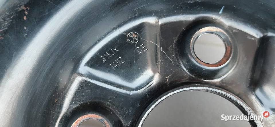 KOŁO DOJAZDOWE VW 4x100 35Jx14H2 ET45 357601025D osobowe Pozostałe Mielęcin