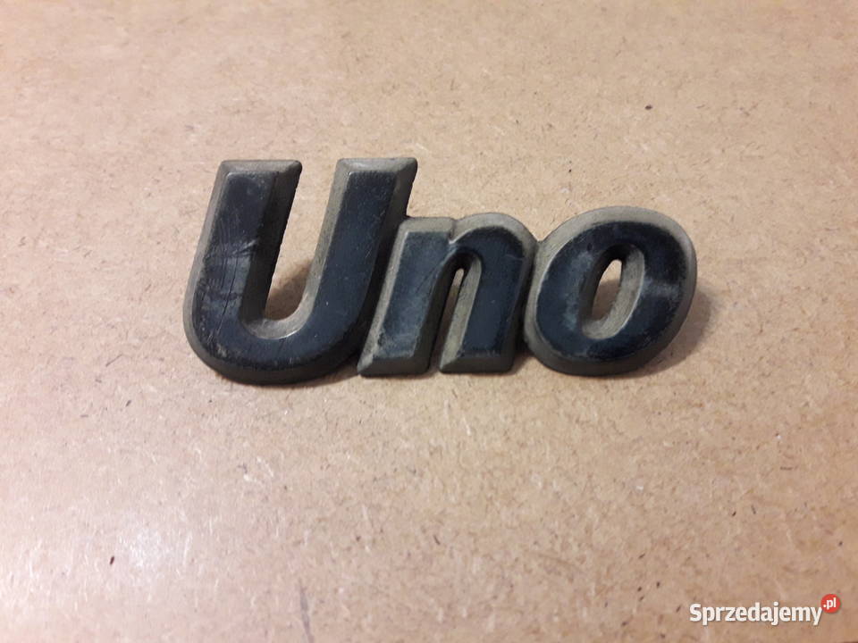 Emblemat znaczek oryginał Fiat Uno osobowe warmińsko-mazurskie Giżycko