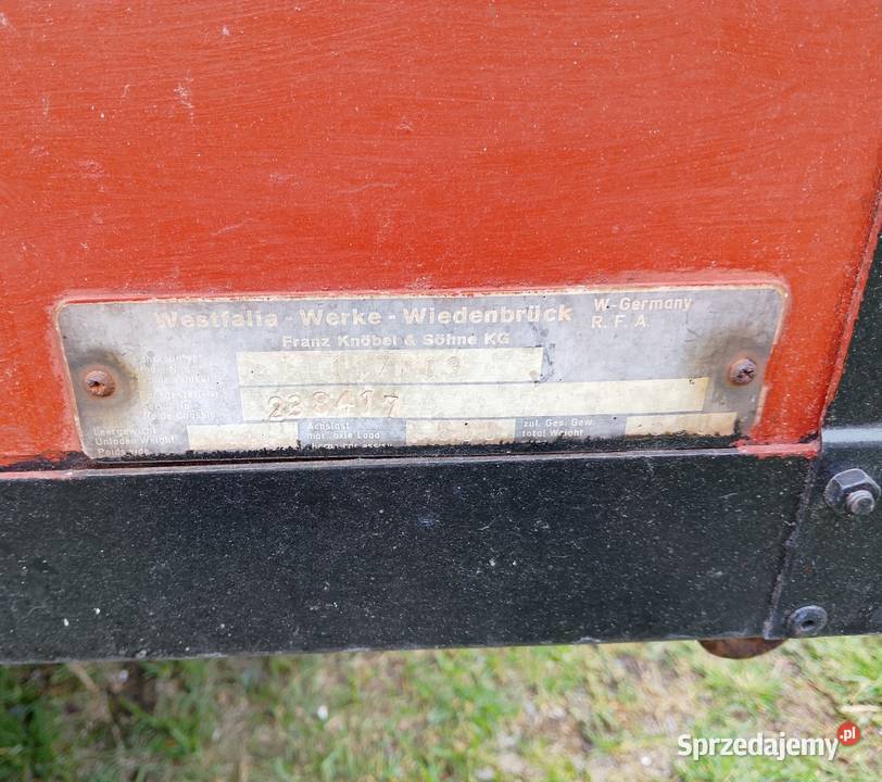 Przyczepka samochodowa zarejestrowana DMC 600 towarowe Pilica