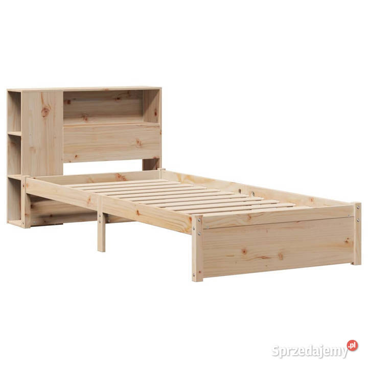 Łóżko z regałem bez materaca sosnowe 100x200 106cm Warszawa
