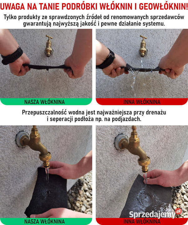 Geowłóknina PES150N czarna 05x50m 150g Warszawa