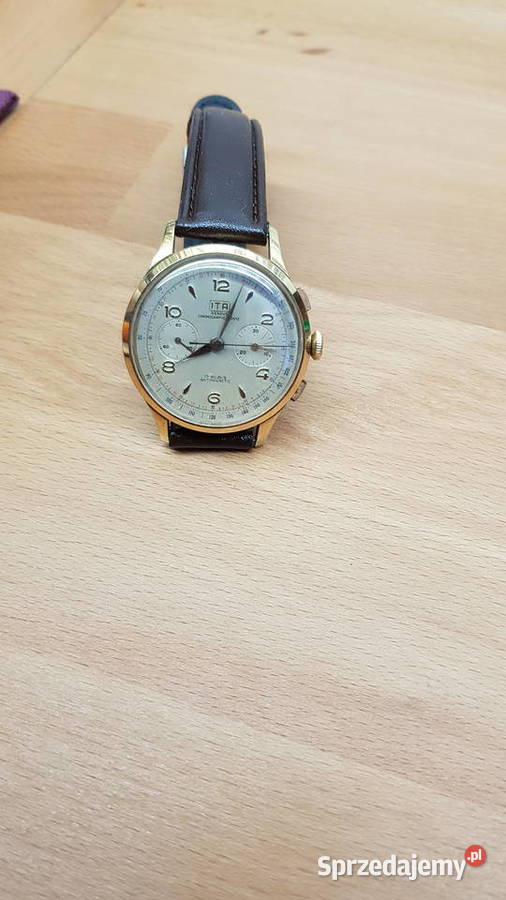Duży męski zegarek ITA Geneve Chronographe Chorzów