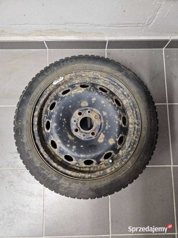 Felgi stalowe 15 z oponami zimowymi KUMHO śląskie Zabrze