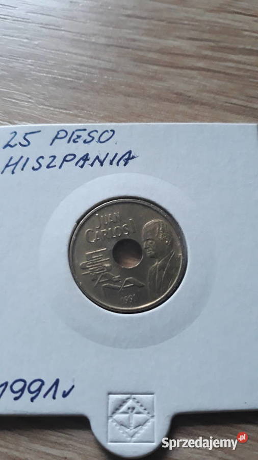 25 Peset Hiszpania 1991 r Konin sprzedam