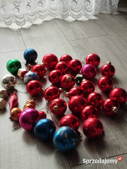 bombki szklane stare prl kolekcjonerów 39 sztuk Poznań