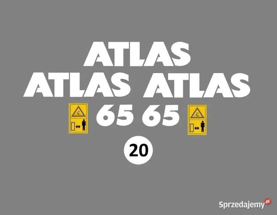 Naklejki naklejka oklejenie ATLAS AR 65 mazowieckie Janików sprzedam