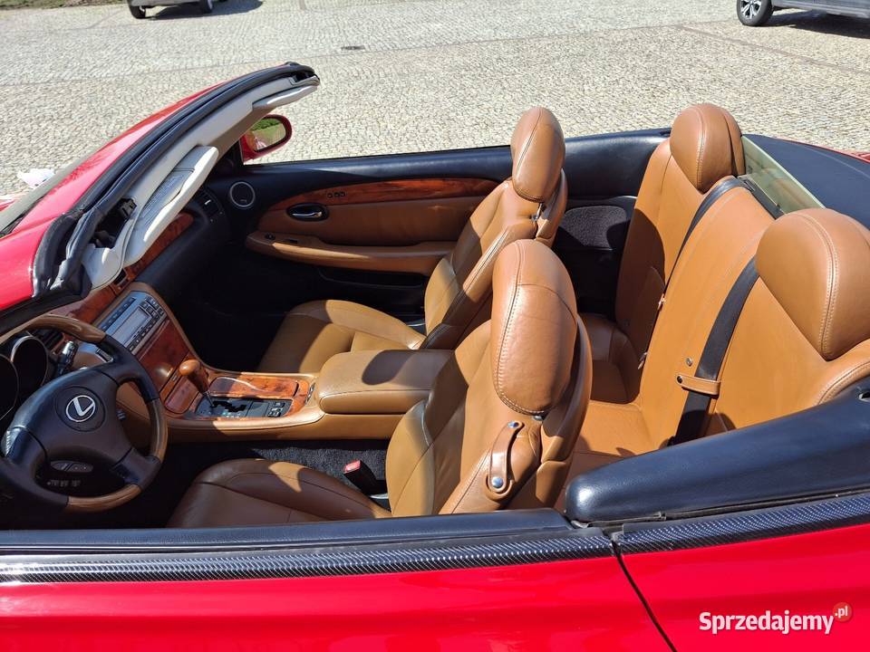 Lexus SC 430 V8 czerwony Puławy sprzedam