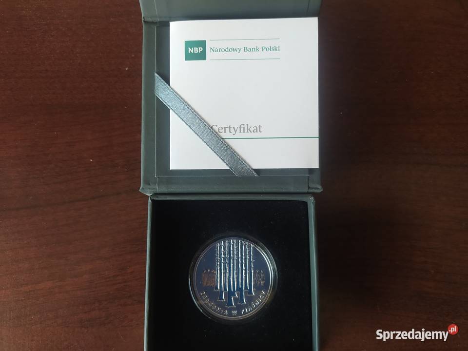 Srebrna moneta Łódź