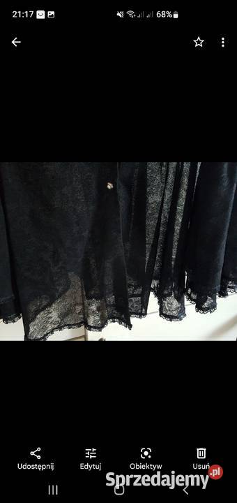 Vintage bluzka z koronka