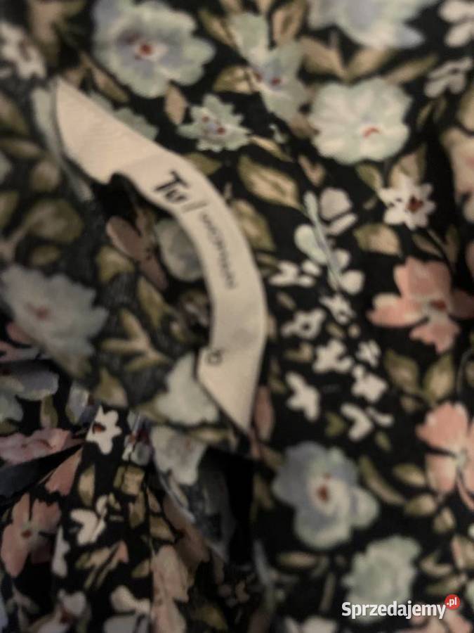 Tu sukienka modny wzór kwiaty floral viscoza hit Długość Maxi Choszczno