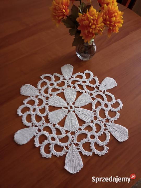 Serwetka szydełkowa 37 średnica Serwety i serwetki Częstochowa
