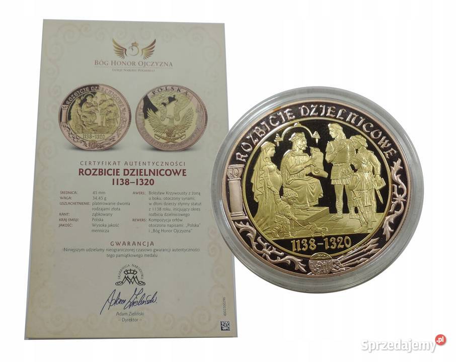 NUMIZMAT BÓG HONOR OJCZYZNA K248 mazowieckie
