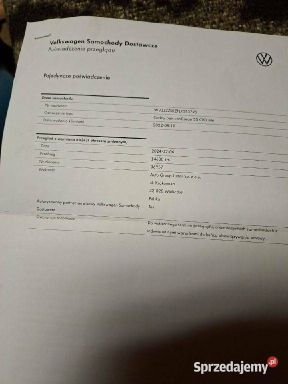 Volkswagen Caddy 20 TDI 75 2022r nowy model NOWA łódzkie Łódź