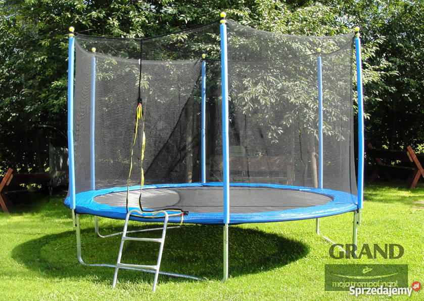 Trampolina Grand 374 12FT Siatka Drabinka pomorskie Gdańsk