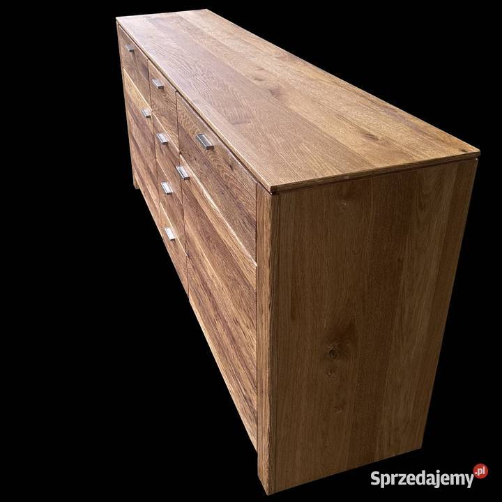Komoda dębowa EdgarMeble 2D6S 1704080 śląskie Katowice sprzedam
