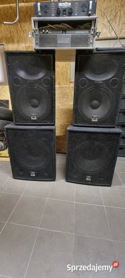 Zestaw-nagłośnienie kolumny Wharfedale Pro 4 szt.Wzmacniacze i gratisy