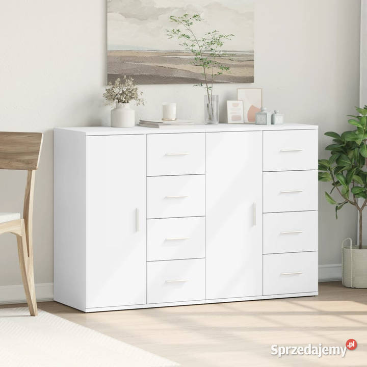 Szafki 2 białe 59x39x80 materiał drewnopochodny Warszawa