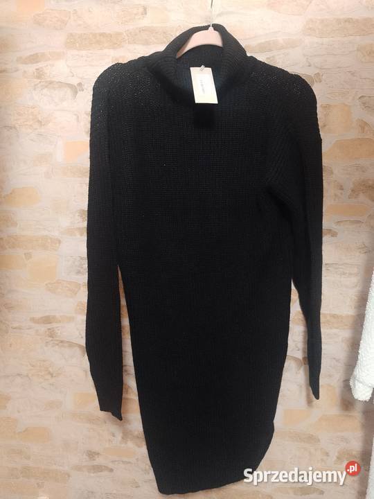 38M Dzianinowa sukienka zimowaez golfem z Rozmiar 38(M) Moda i Styl małopolskie Kraków
