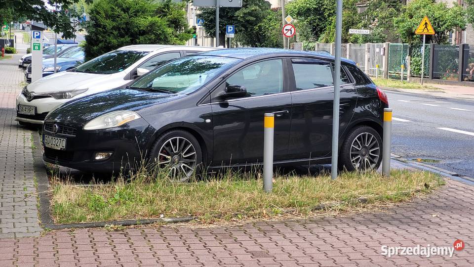 Fiat Bravo 14 Tjet 120 LPG 2009r Tempomat Koła czarny Dąbrowa Górnicza sprzedam