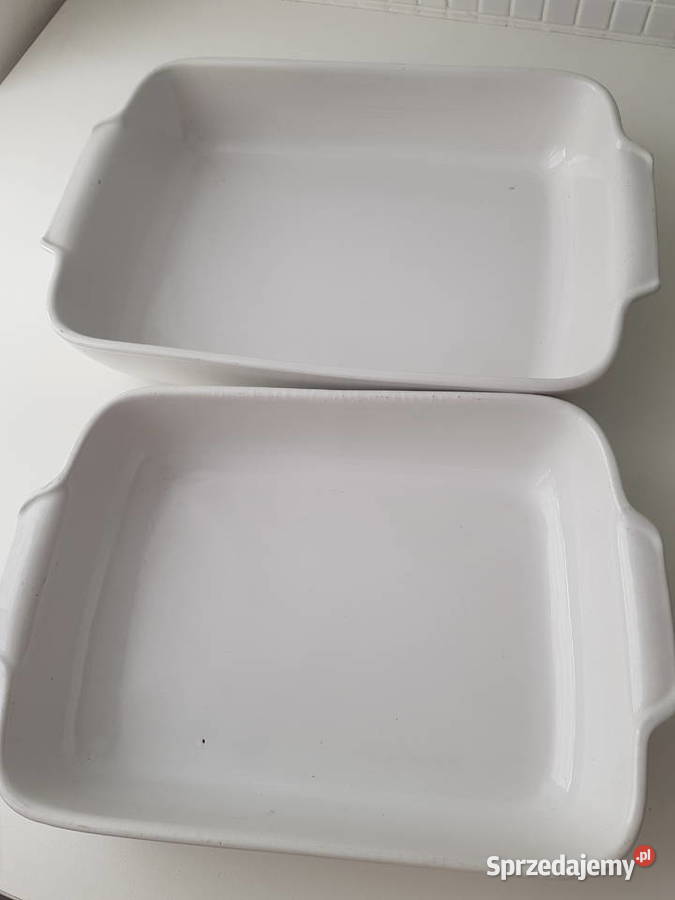 Zestaw 2 ceramicznych naczyń żaroodpornych Siemianowice Śląskie
