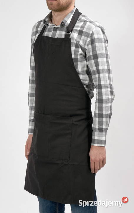 Bawełniany fartuch do grillowania z kieszeniami Częstochowa sprzedam