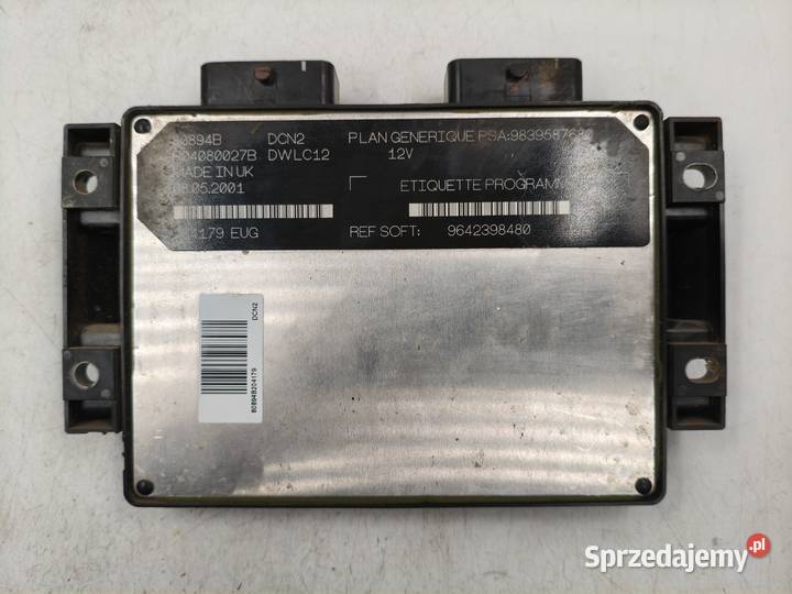 Sterownik Silnika Citroen Berlingo Peugeot osobowe Komputery Wyszków