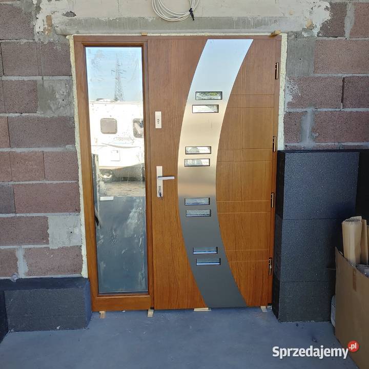 Drzwi Zewnętrzne Drewniane NOWOCZESNE mazowieckie Warszawa
