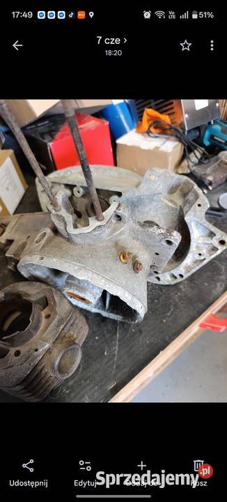 Kartery plus cylinder wsk shl m04 125 1956r dwa lubelskie Zamość