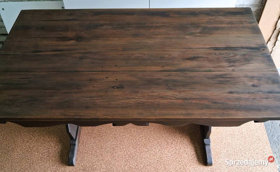 Stół z drewna palisander Cepelia PRL Łódź