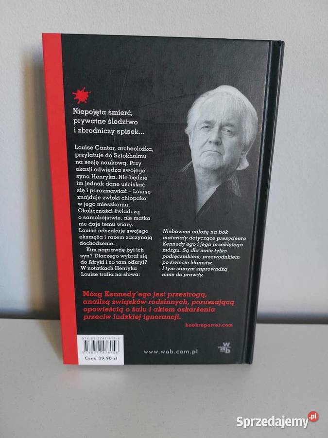 Mankell Henning Mózg Kennedyego książka wielkopolskie Poznań sprzedam