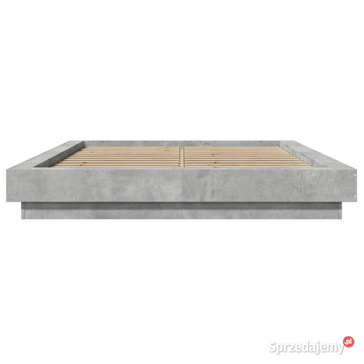 Rama łóżka z LED szarość betonu 135x190 Warszawa sprzedam