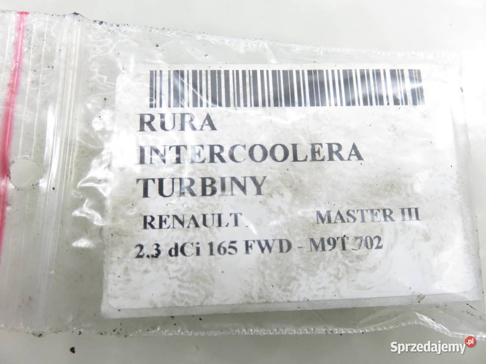 RURA INTERCOOLERA RENAULT MASTER III 23 dCi osobowe Silniki i osprzęt