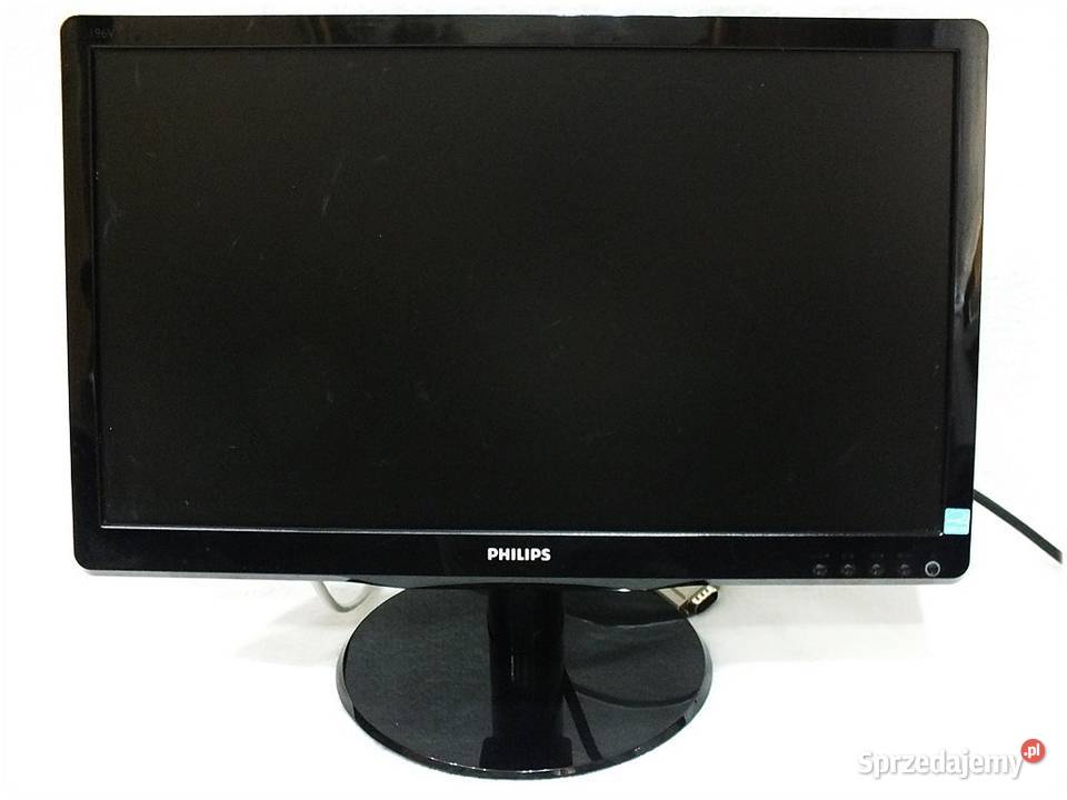 Monitor PHILIPS 185 cala LED okablowanie Sprawny Monitory i projektory Żary